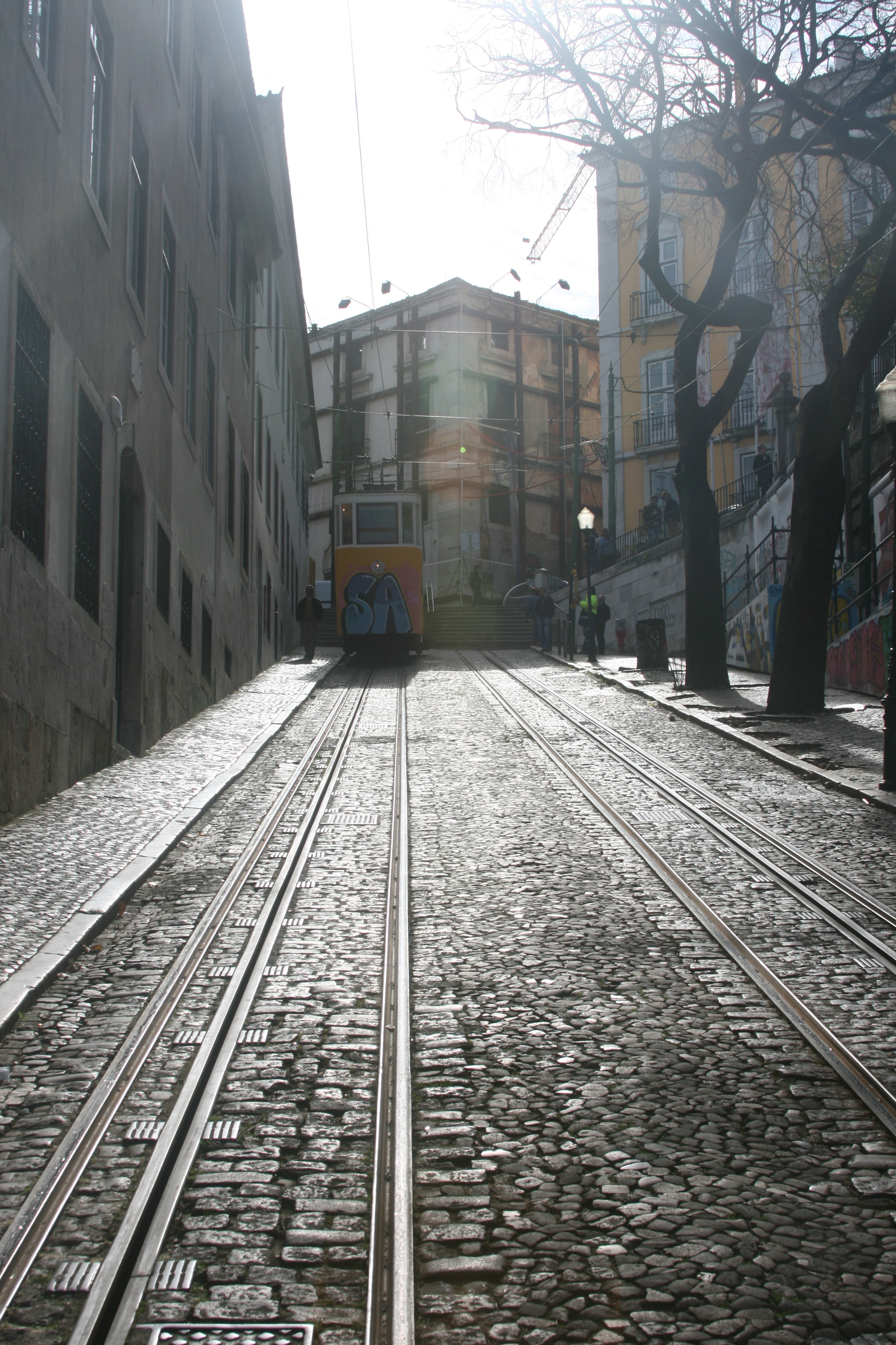 Ascensor da Bica in Lissabon Stadtseilbahn